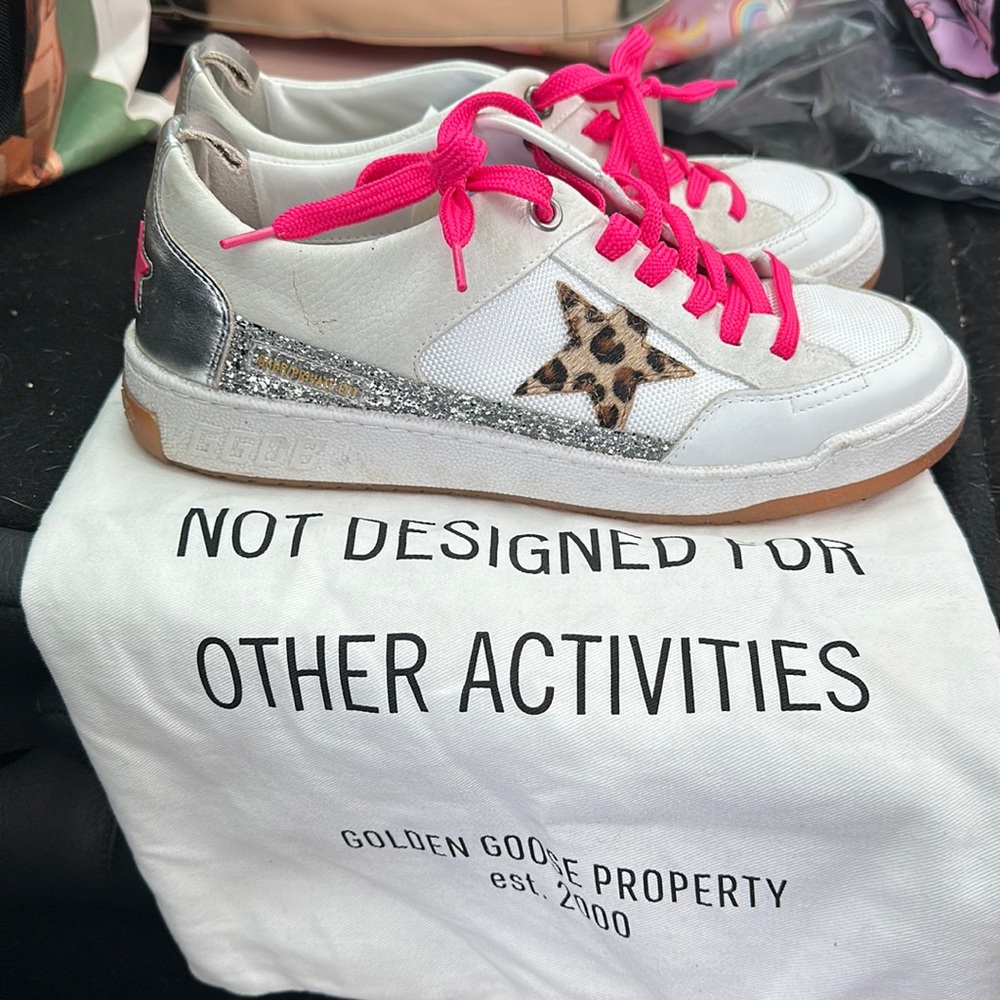 Golden Goose YEAH leather low top sneakers